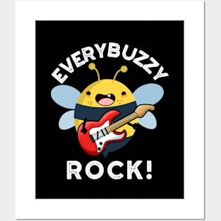 Every Buzzy Rock Funny Music Bee Pun Posters and Art